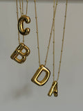 Bubble Letters - Gold