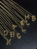 Bubble Letters - Gold