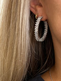 Icy Hoop Earrings