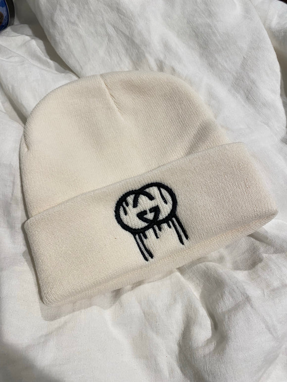 Cream White GG Beanie