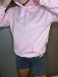 Light Pink “get over it” Hoodie