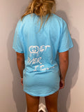 Sky Blue “Get Over It” T Shirt