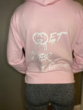 Light Pink “get over it” Hoodie